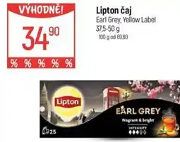 Globus Lipton čaj Earl Grey, Yellow Label nabídka