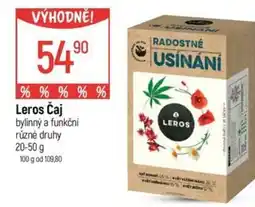 Globus Leros Čaj bylinný a funkční nabídka