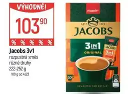 Globus Jacobs 3v1 rozpustná směs nabídka