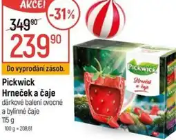 Globus Pickwick Hrneček a čaje nabídka