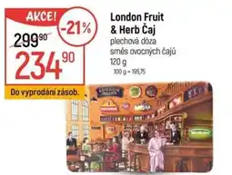 Globus London Fruit & Herb Čaj nabídka