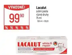 Globus Lacalut zubní pasta nabídka