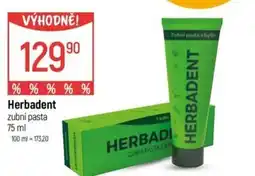 Globus Herbadent zubní pasta nabídka