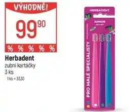 Globus Herbadent zubní kartáčky nabídka
