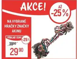 Globus Na vybrané hračky značky AKINU nabídka