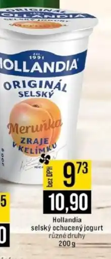 Jip Hollandia selský ochucený jogurt nabídka
