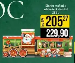 Jip Kinder mašinka adventní kalendář nabídka