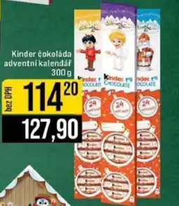 Jip Kinder čokoláda adventní kalendář nabídka