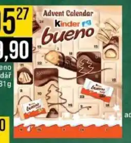 Jip Kinder Bueno adventní kalendář nabídka