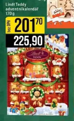 Jip Lindt Teddy adventní kalendář nabídka