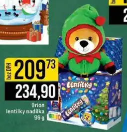 Jip Orion lentilky nadílka nabídka