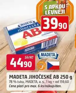 Trefa MADETA JIHOČESKÉ AB 250 g 78 % tuku, 250g nabídka