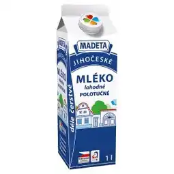 Trefa Madeta Jihočeské mléko lahodné polotučné 1l nabídka