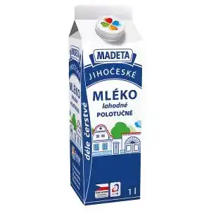 Madeta Jihočeské mléko lahodné polotučné 1l