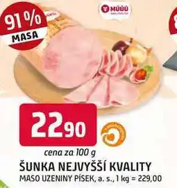 Trefa ŠUNKA NEJVYŠŠÍ KVALITY 100g nabídka