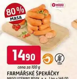 Trefa FARMÁŘSKÉ ŠPEKÁČKY 100g nabídka