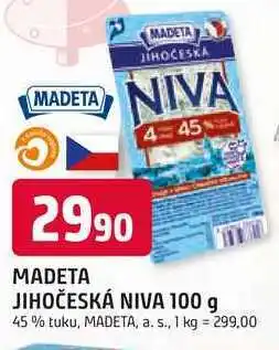 Trefa MADETA JIHOČESKÁ NIVA 100 g 45% tuku nabídka