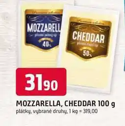 Trefa MOZZARELLA, CHEDDAR 100 g plátky nabídka