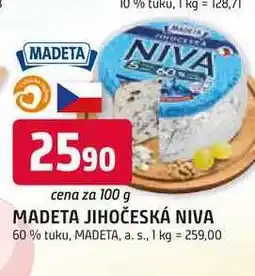 Trefa MADETA JIHOČESKÁ NIVA 60% tuku, 100g nabídka
