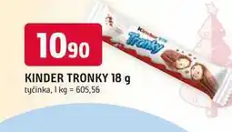 Trefa KINDER TRONKY 18 g tyčinka nabídka