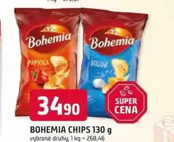 Trefa BOHEMIA CHIPS 130 g vybrané druhy nabídka