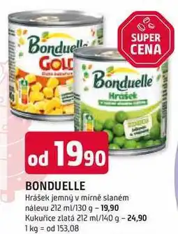 Trefa Bonduell Kukuřice zlatá 212 ml/140 g nabídka