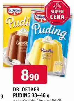 Trefa DR. OETKER PUDING 38-46 g nabídka