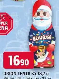 Trefa ORION LENTILKY 18,7 g nabídka