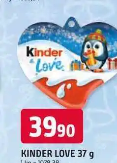 Trefa KINDER LOVE 37 g nabídka