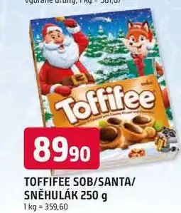 Trefa TOFFIFEE SOB/SANTA/ SNĚHULÁK 250 g nabídka