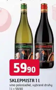 Trefa SKLEPMISTR 1l vino polosladké nabídka