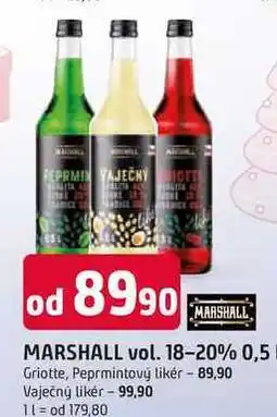 Trefa MARSHALL vol. 18-20% 0,5 l nabídka