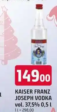 Trefa KAISER FRANZ JOSEPH VODKA vol. 37,5% 0,5l nabídka