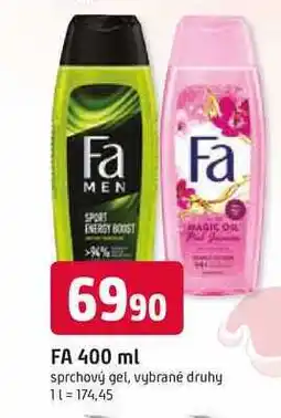 Trefa FA 400 ml sprchový gel nabídka