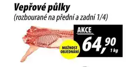 ZEMAN Vepřové půlky (rozbourané na přední a zadní 1/4), 1 kg nabídka