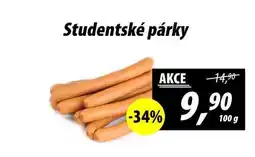 ZEMAN Studentské párky, 100 g nabídka