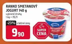 Trefa RANKO SMETANOVÝ JOGURT 140 g nabídka