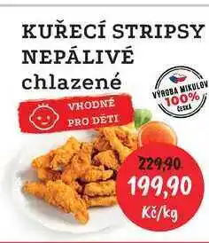 RABBIT řeznictví KUŘECÍ STRIPSY NEPÁLIVÉ chlazené 1kg nabídka