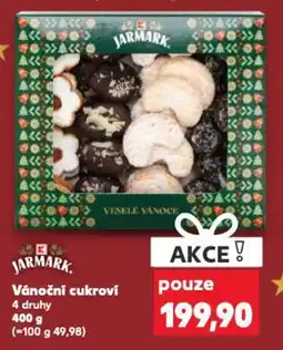 Kaufland Vánoční cukroví 4 druhy nabídka