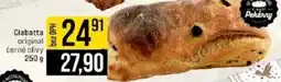 Jip Ciabatta original černé olivy nabídka
