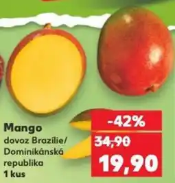 Kaufland Mango dovoz Brazilie/ Dominikánská republika nabídka