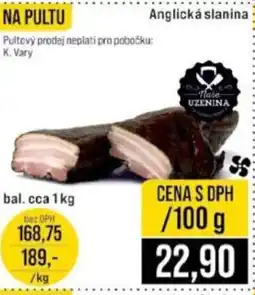 Jip Anglická slanina nabídka