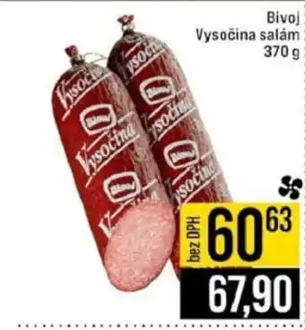 Bivoj Vysočina salám