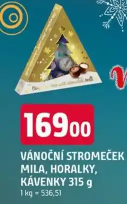 Trefa Vánoční stromeček mila, horalky, kávenky nabídka