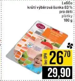 Jip Le&Co krůtí výběrová šunka 83% pro děti nabídka