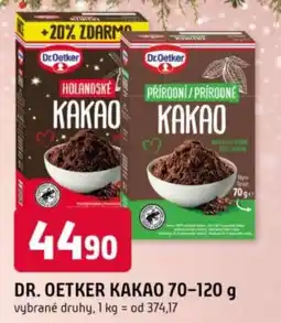 Trefa Dr. oetker kakao nabídka