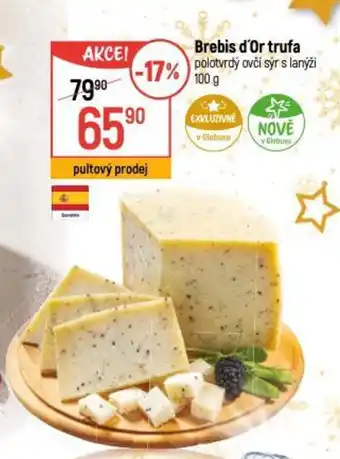 Brebis d´Or trufa polotvrdý ovčí sýr s lanýži