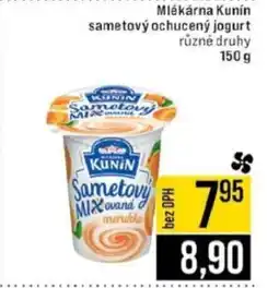 Jip Mlékárna Kunín sametový ochucený jogurt nabídka