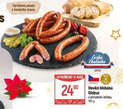Globus Hovězí klobása Globus nabídka