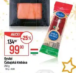 Globus Gyulai Čabajská klobása nabídka